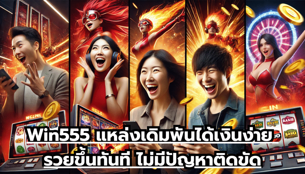 Win555 แหล่งเดิมพันได้เงินง่าย รวยขึ้นทันที ไม่มีปัญหาติดขัด