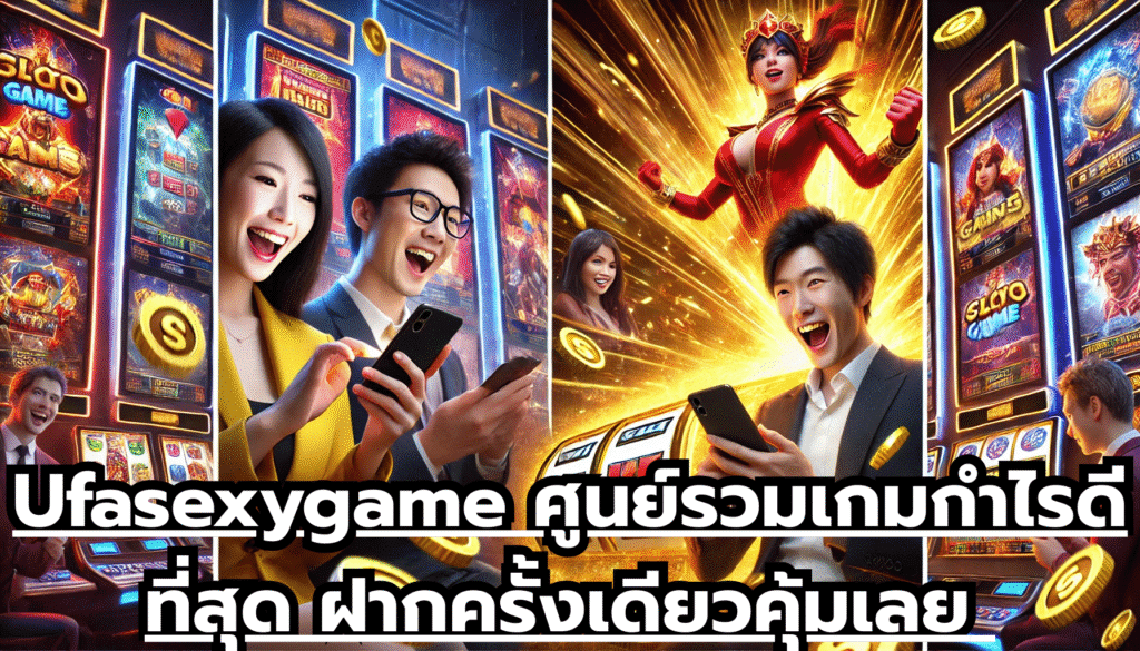 Ufasexygame ศูนย์รวมกำไรดีที่สุด ฝากครั้งเดียวคุ้มเลย คนเข้าเล่นเยอะ รวยขึ้นทันที