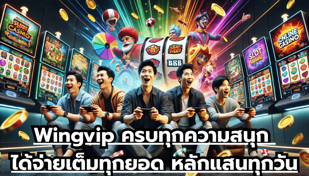Wingvip ครบทุกความสนุก ได้จ่ายเต็มทุกยอด หลักแสน ทุกวัน