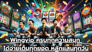 Wingvip ครบทุกความสนุก ได้จ่ายเต็มทุกยอด หลักแสน ทุกวัน